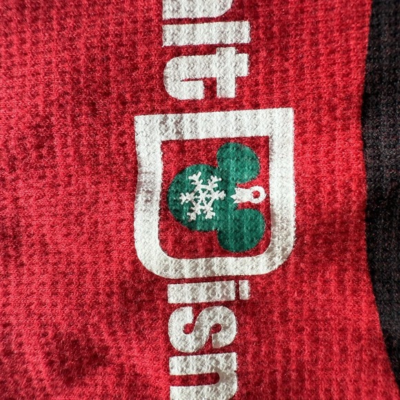 Disney Parks Christmas Long Sleeve Thermal Mickey Mouse Walt Disney World Size M - Picture 10 of 16